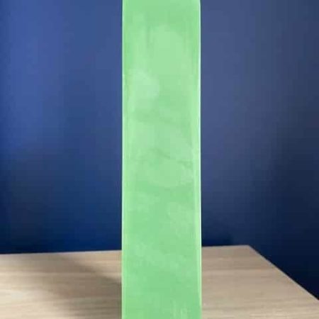 Bougie pilier cubique cire végétale colorée - Vert