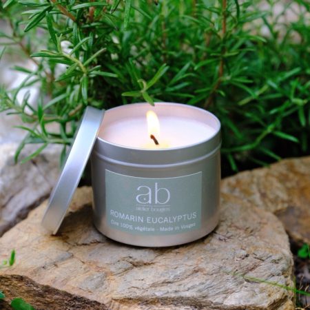 Bougie artisanale romarin eucalyptus