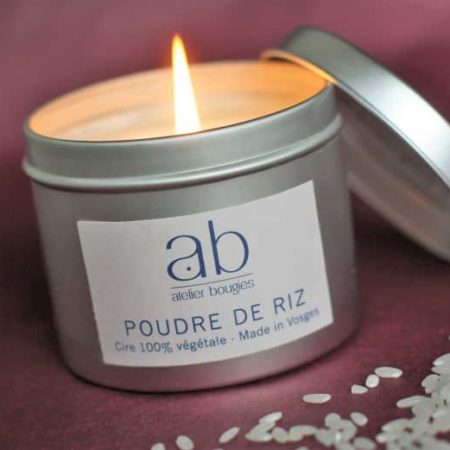 Bougie artisanale parfumée Poudre de Riz