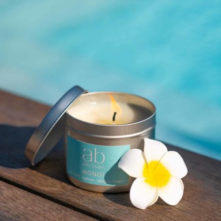 Bougie artisanale parfum Monoï