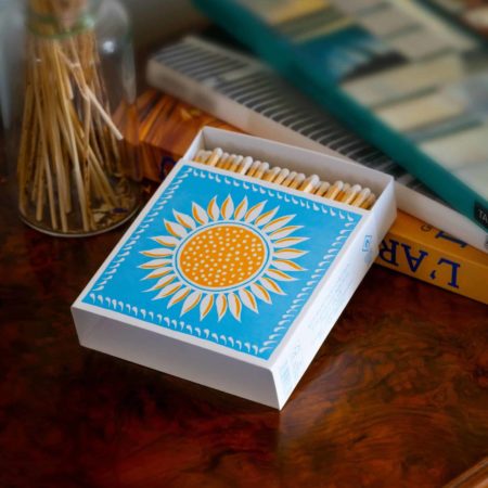 Boîte d’allumettes en bois « Soleil »